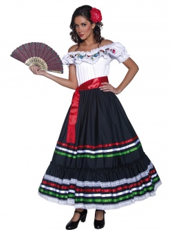 Kostým krásná mexická dívka