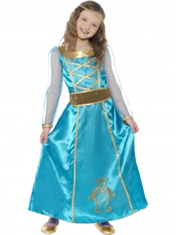 Dětský kostým Středověká dvorní dáma
